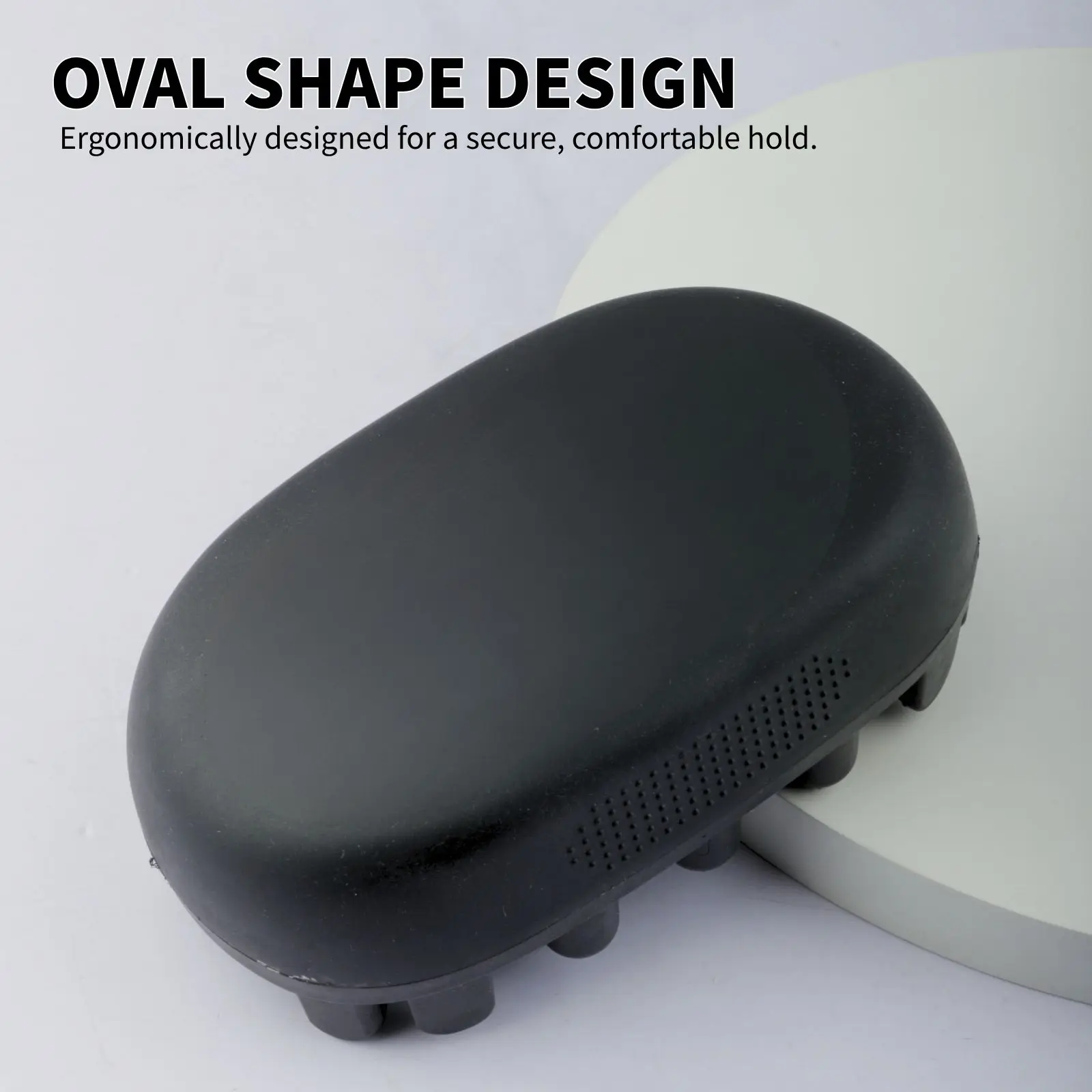 NEW Nonslip Rubber Curling Bru - огляд і ціна Afro Pick Comb