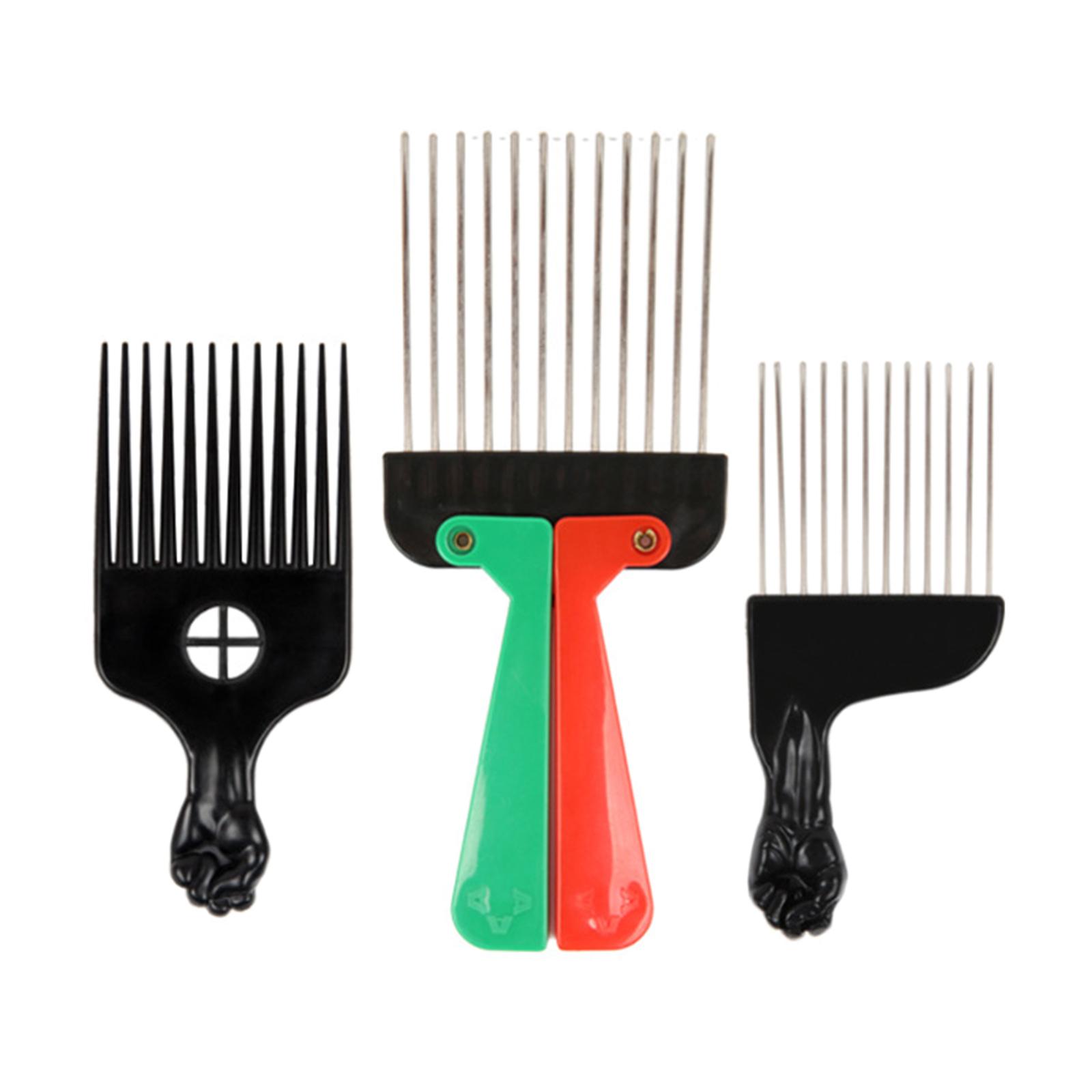 Metal Pick Afro Comb Curly Det - огляд і ціна Afro Pick Comb