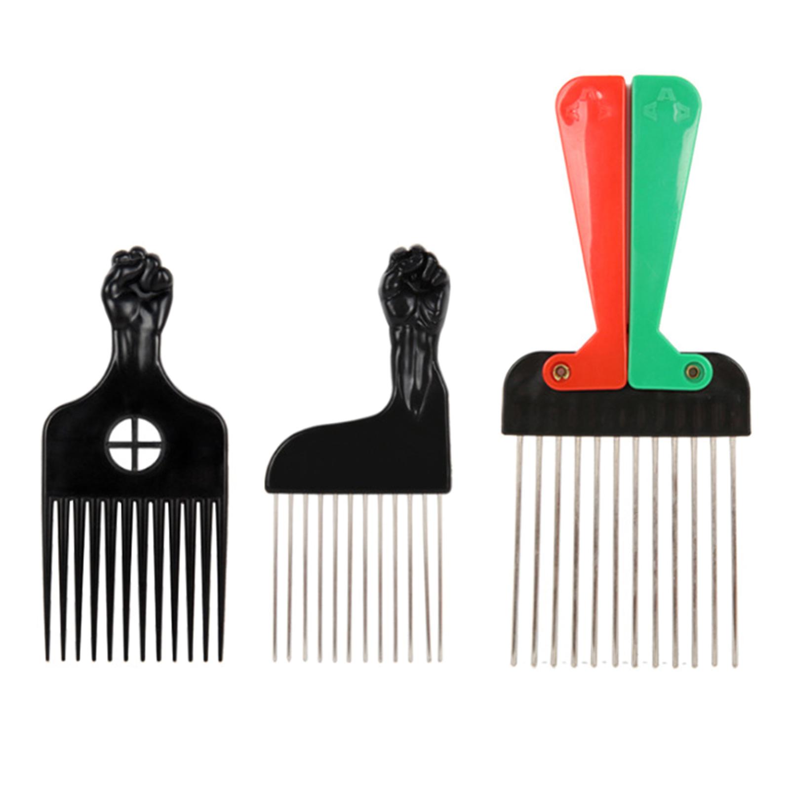 Metal Pick Afro Comb Curly Det - огляд і ціна Afro Pick Comb