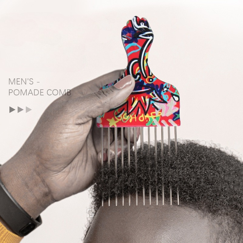 2Pcs Professional Salon Afro C - огляд і ціна Afro Pick Comb