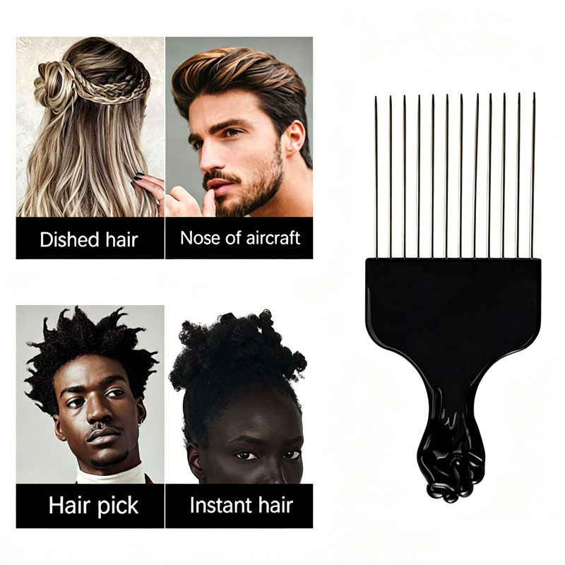 New Professional Barber Comb P - огляд і ціна Afro Pick Comb
