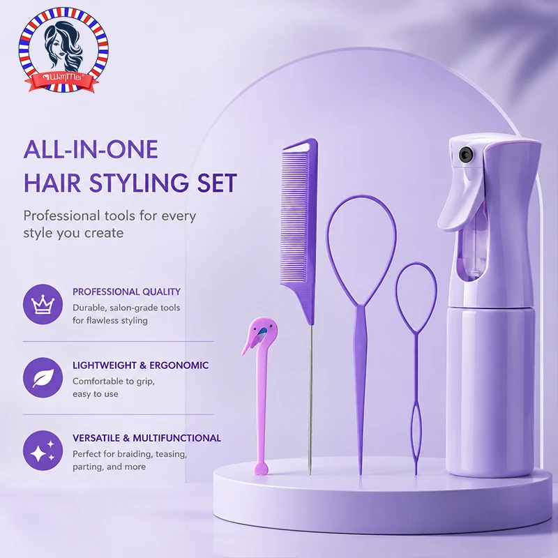 4/5/6pcs Hair Brush Set Hairdr - огляд і ціна Hair Care Kit