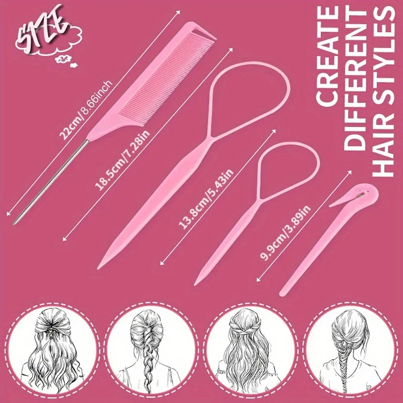 4/5/6pcs Hair Brush Set Hairdr - огляд і ціна Hair Care Kit