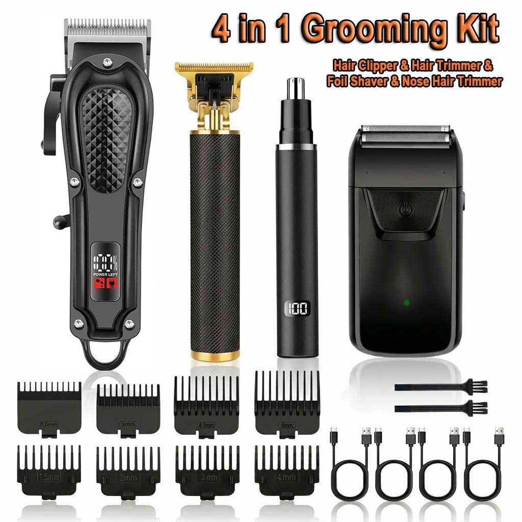 4 in 1 Men's Hair Clipper Set, - огляд і ціна Hair Care Barber