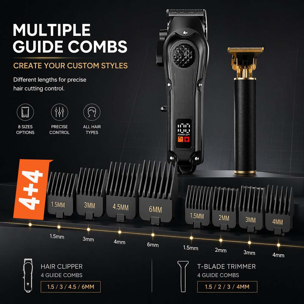 4-in-1 Men's Hair Clipper Set  - огляд і ціна Hair Care Barber