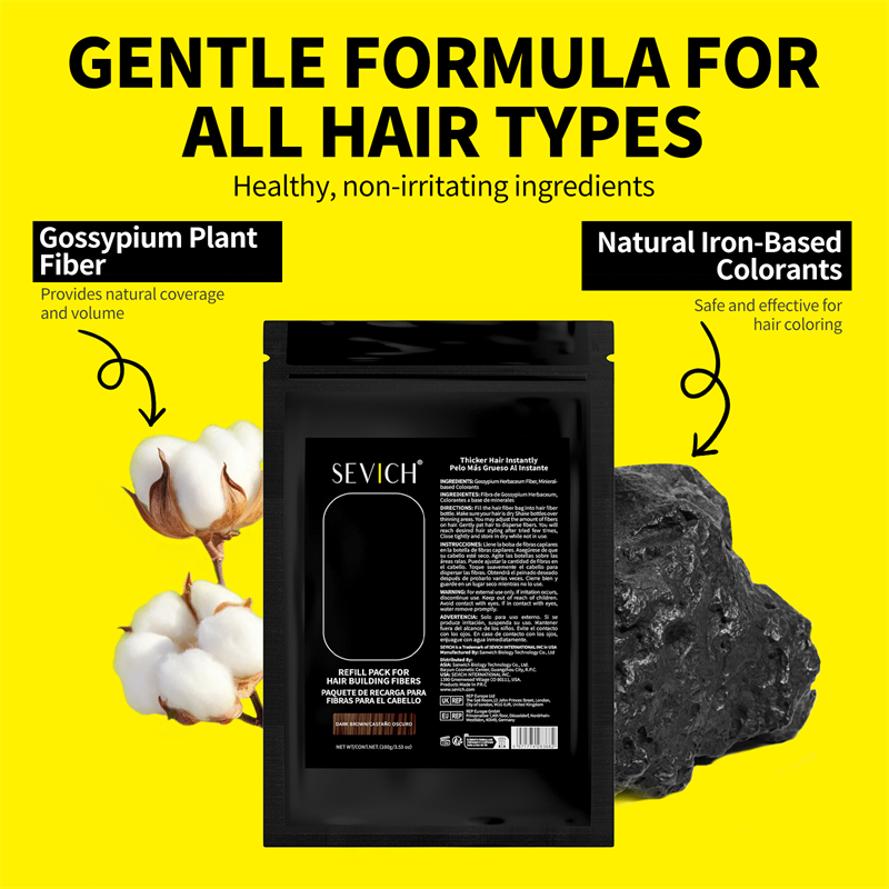 100g Hair Building Fibers Kera - огляд і ціна Hair Care Basic