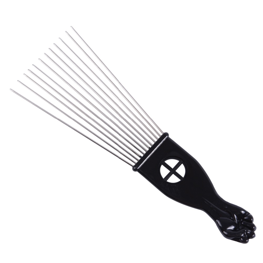 Salon Use Black Metal African  - огляд і ціна Afro Pick Comb