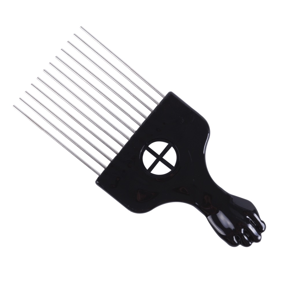 Salon Use Black Metal African  - огляд і ціна Afro Pick Comb