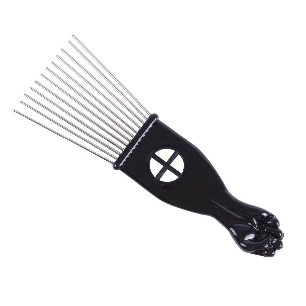 Salon Use Black Metal African  - огляд і ціна Afro Pick Comb