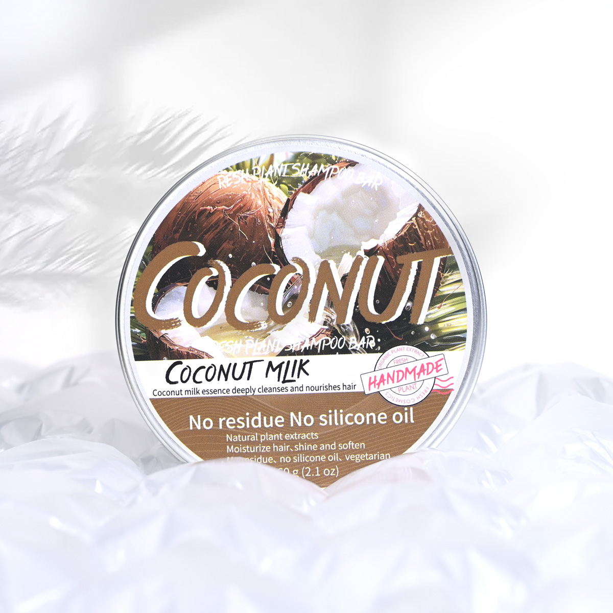 LH+60g Solid Coconut Shampoo w - огляд і ціна Hair Care Olive Oil