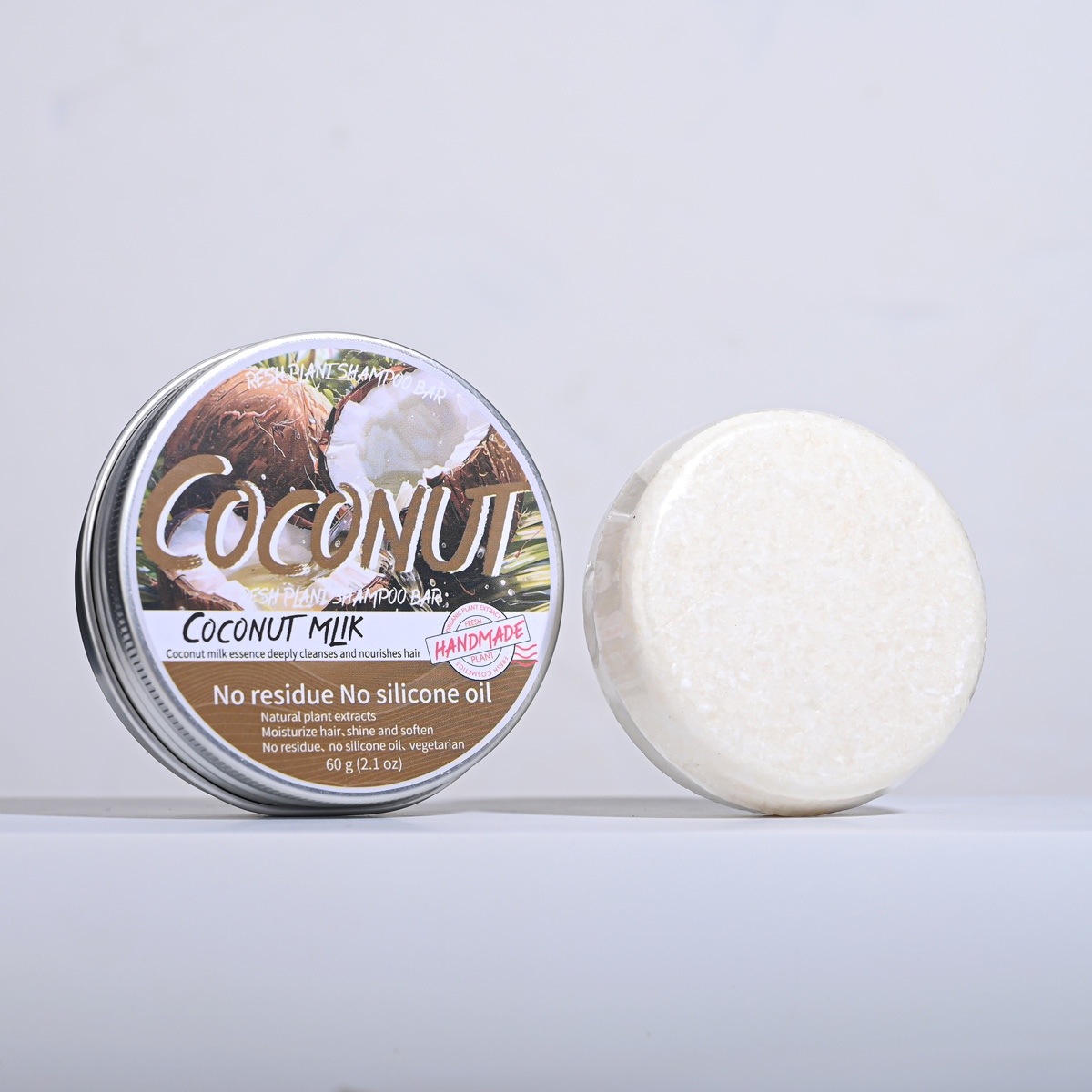 LH+60g Solid Coconut Shampoo w - огляд і ціна Hair Care Olive Oil