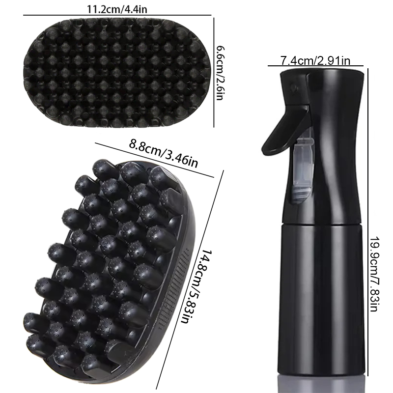 2pcs/set Curly Hair Sponge Twi - огляд і ціна Afro Pick Comb