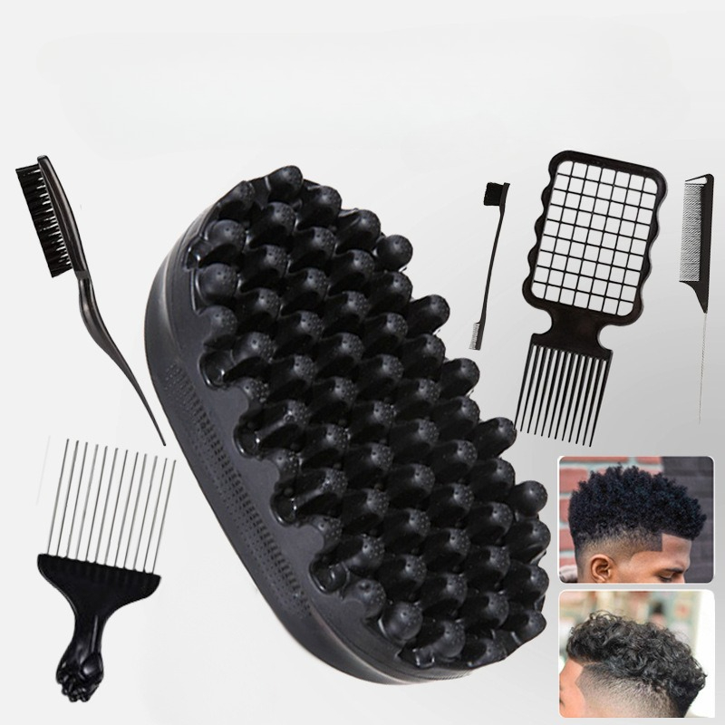 Professional Curly Hair Sponge - огляд і ціна Afro Pick Comb