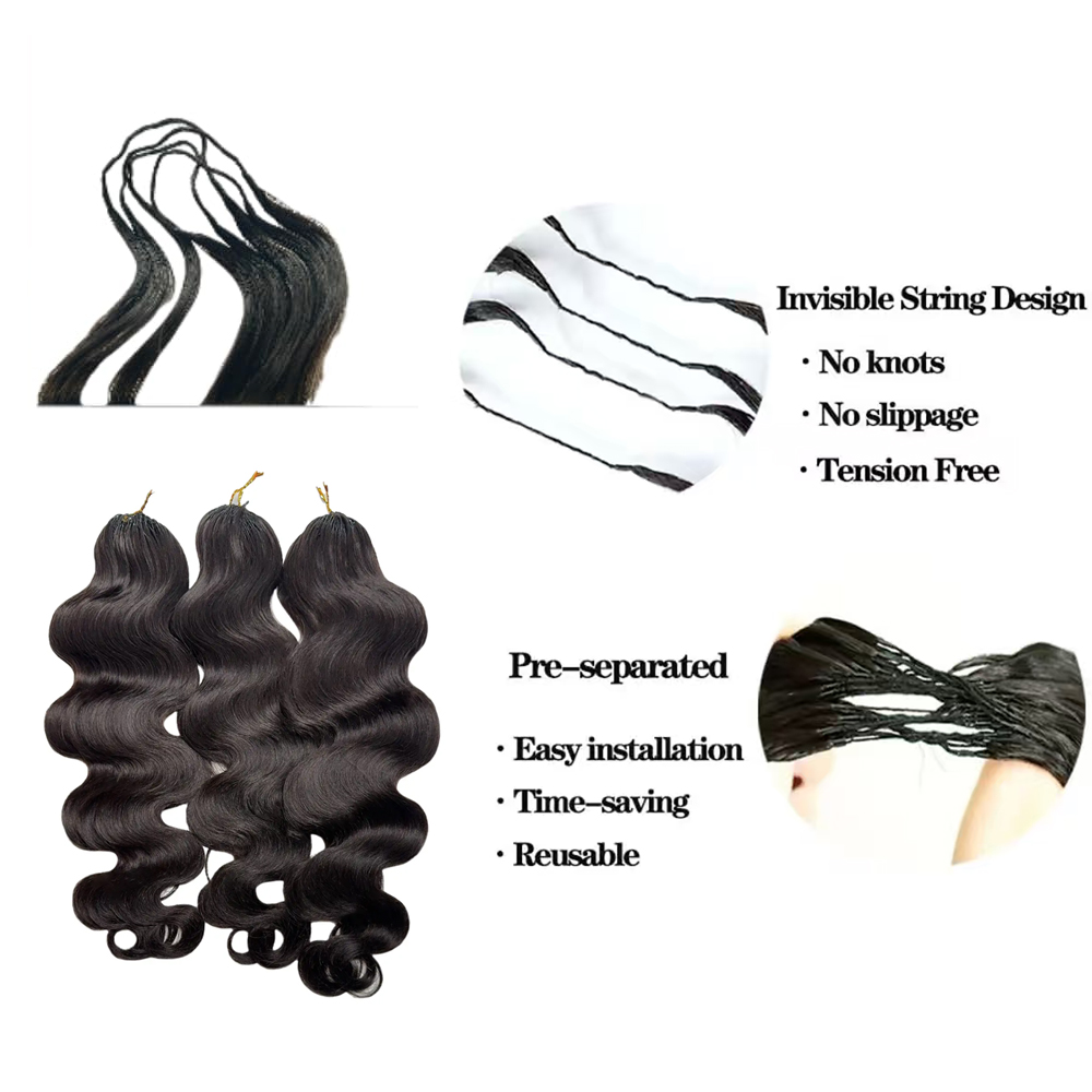 Knotless Pre Separated 100% Hu - огляд і ціна Hair Care Barber