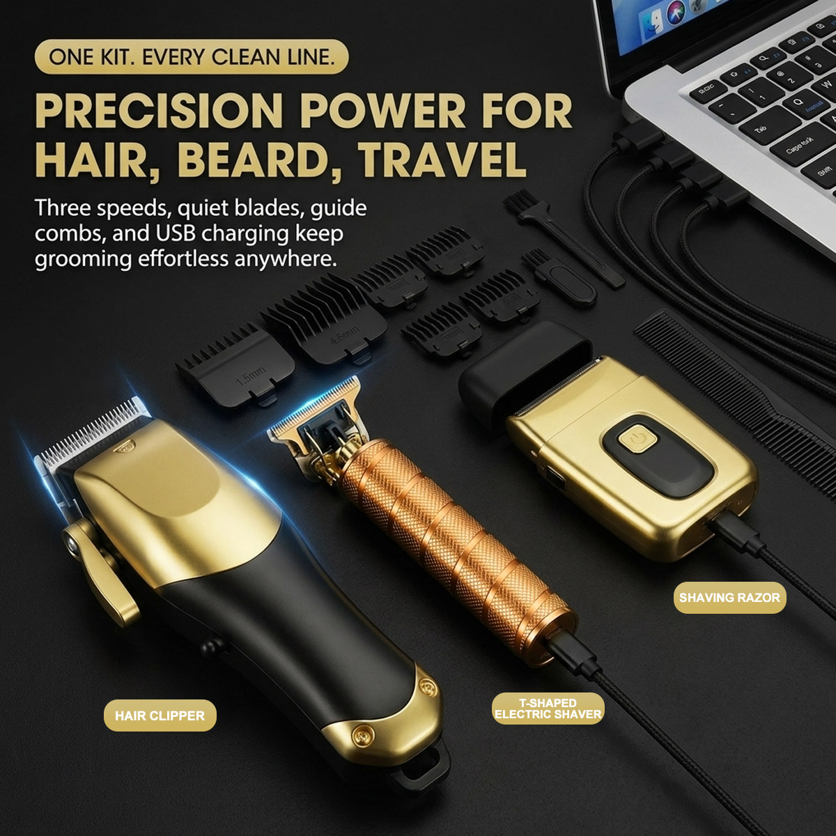 3in1 Portable Hair Clipper Kit - огляд і ціна Hair Care Barber