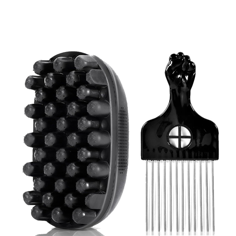 2Pcs Hair Styling Set Wave Twi - огляд і ціна Afro Pick Comb