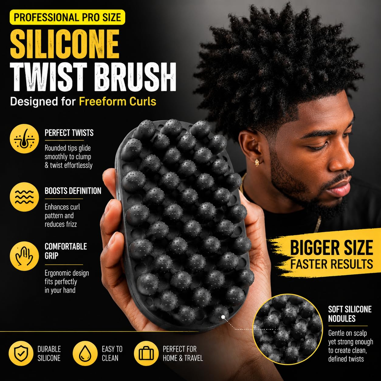 2Pcs Hair Styling Set Wave Twi - огляд і ціна Afro Pick Comb