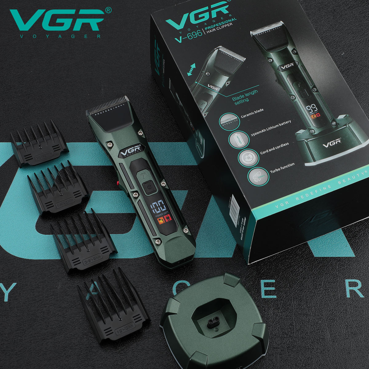 VGR V-696 New metal Popular Sa - огляд і ціна Hair Care Barber